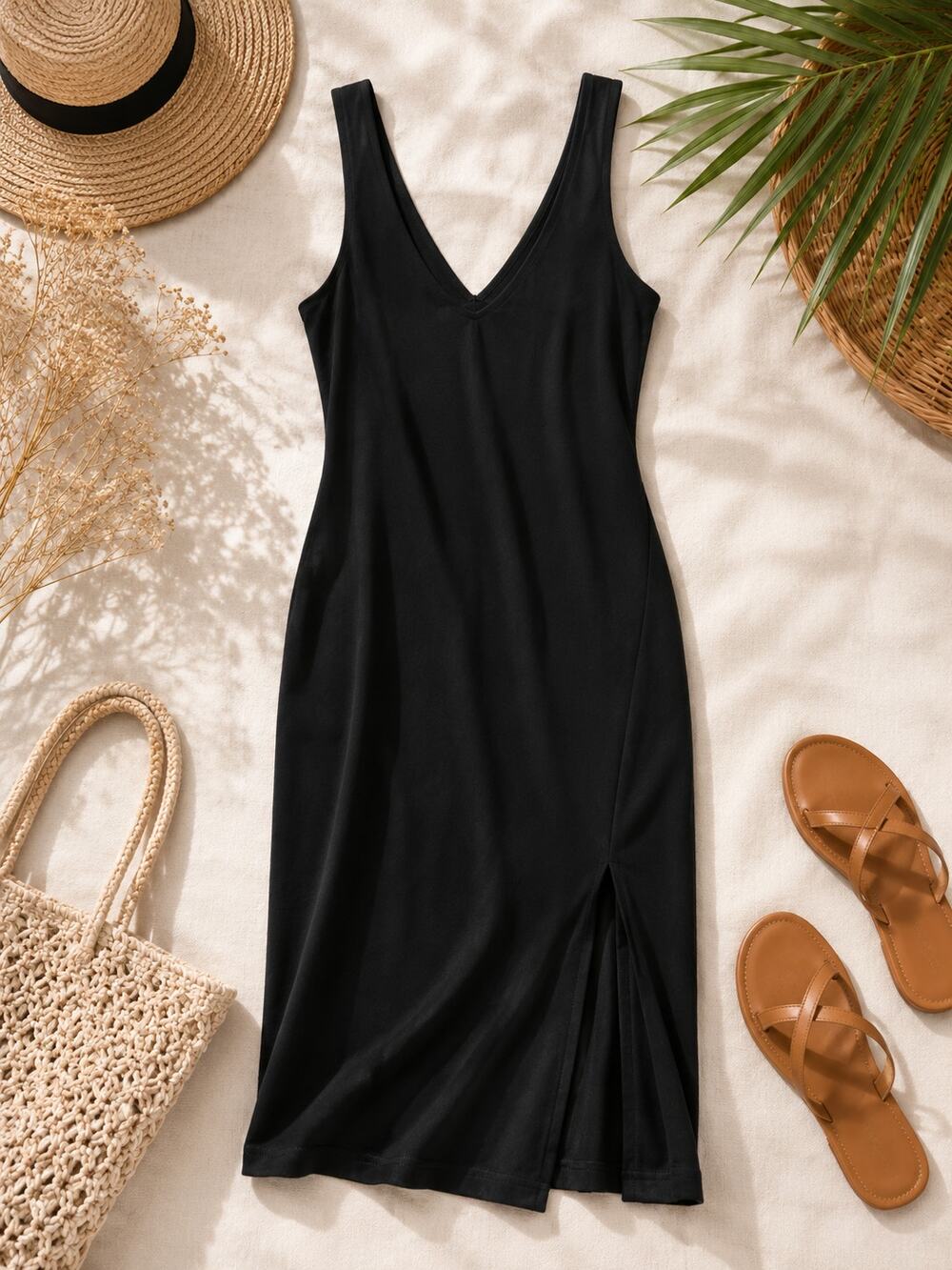 NWT Beyond Yoga Spacedye Inspire Midi Dress in Darkest Night Athleisure SZ XL